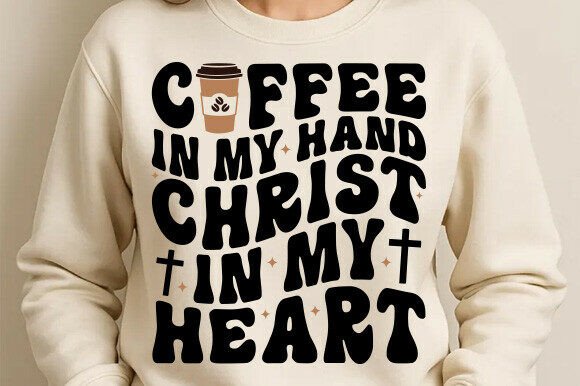 Christian Fall SVG: Coffee & Jesus T-Shirt Designs