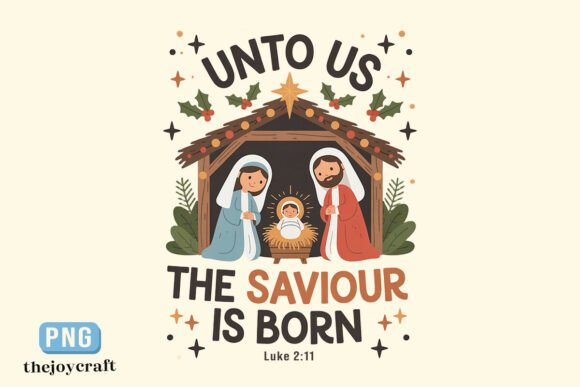 Faith Christmas PNG: Retro Christian Hol T-Shirt Designs