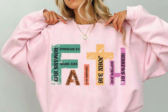 Faith SVG & Christian PNG for T-Shirt Designs