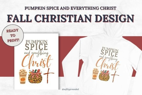 Fall Christian Tshirt Pumpkin Spice T-Shirt Designs