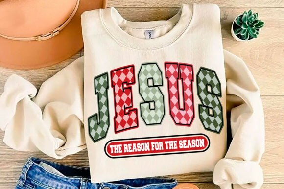 Jesus the Reason for the Season PNG: T-Shirt Designs