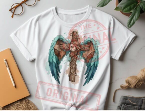 Mens Christian PNG: Western Faith T-Shirt Designs