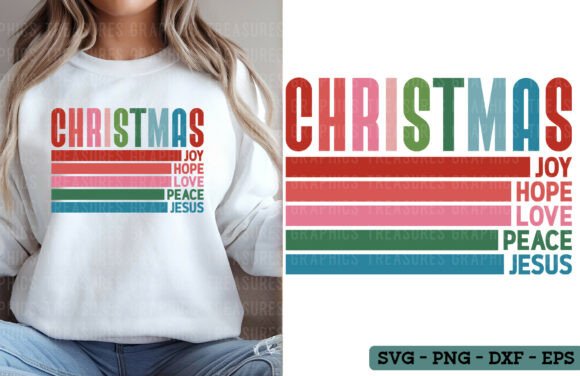 Retro Christian Christmas PNG SVG Jesus T-Shirt Designs