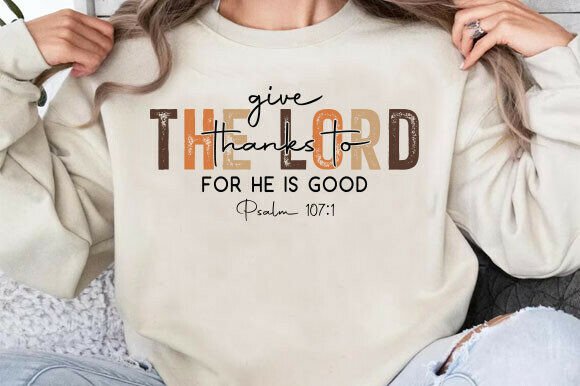 Retro Thanks to the Lord PNG: T-Shirt Designs