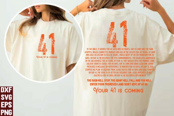 Your 41 Is Coming SVG Christian T-Shirt Designs